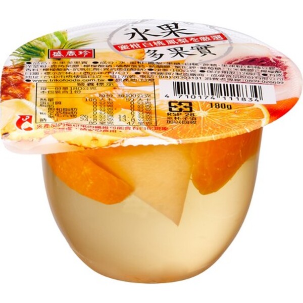 GEL&Eacute;E DE FRUIT MIX AVEC FRUITS 180GR