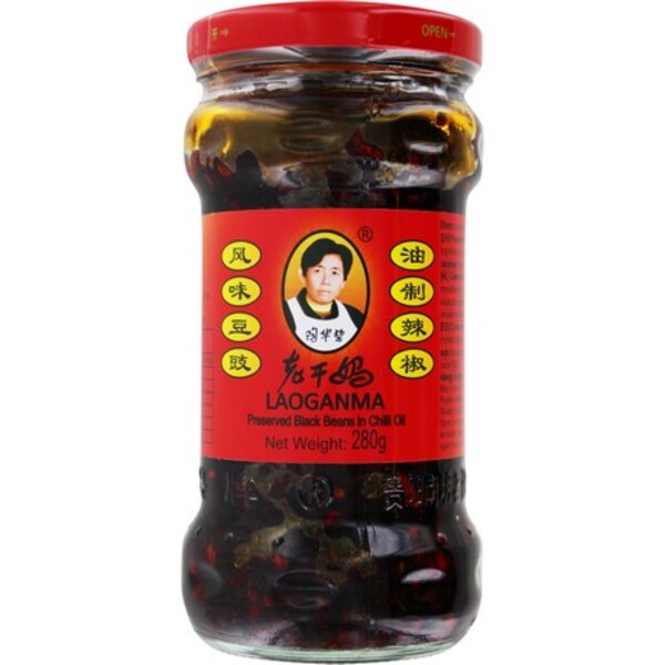 HARICOT NOIR A L'HUILE DE PIMENT LAOGANMA