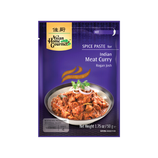 SAUCE CURRY DE VIANDE ROGAN JOSH 50GR AHG