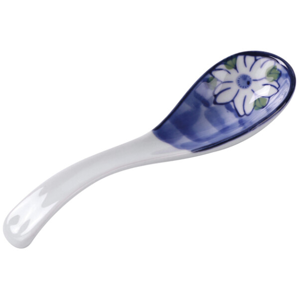 CUILLIERE C&Eacute;RAMIQUE FLEUR 14,2 CM
