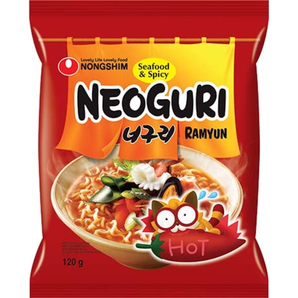 RAMENS CORR&Eacute;ENNES NEOGURI HOT 120GR NONGSHIM