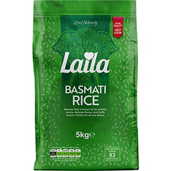 RIZ BASMATI 5KG LAILA