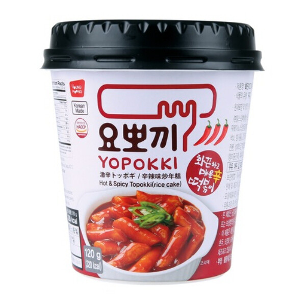 BOL DE KOPOKKI(NOUILLE DE RIZ) &Eacute;PIC&Eacute;S ET PIMENT&Eacute; COR&Eacute;EN 140GR    30/05/25