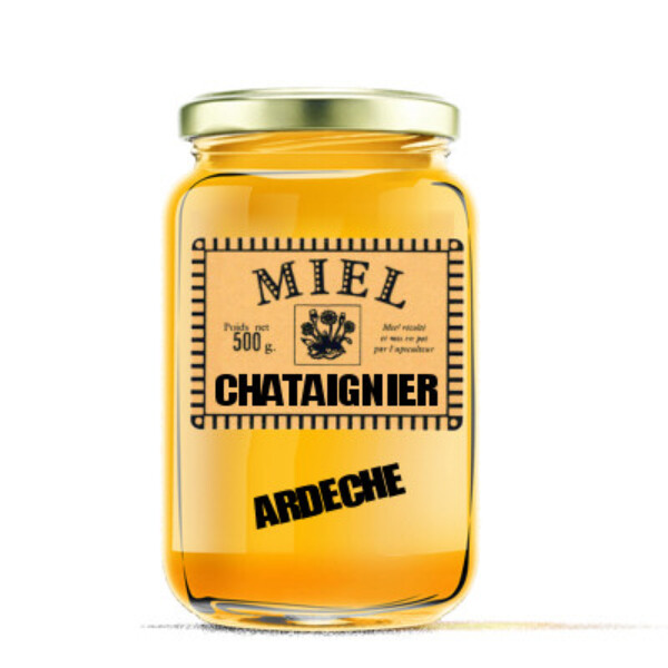 MIEL DE CHATAIGNIER 500GR ARDECHE