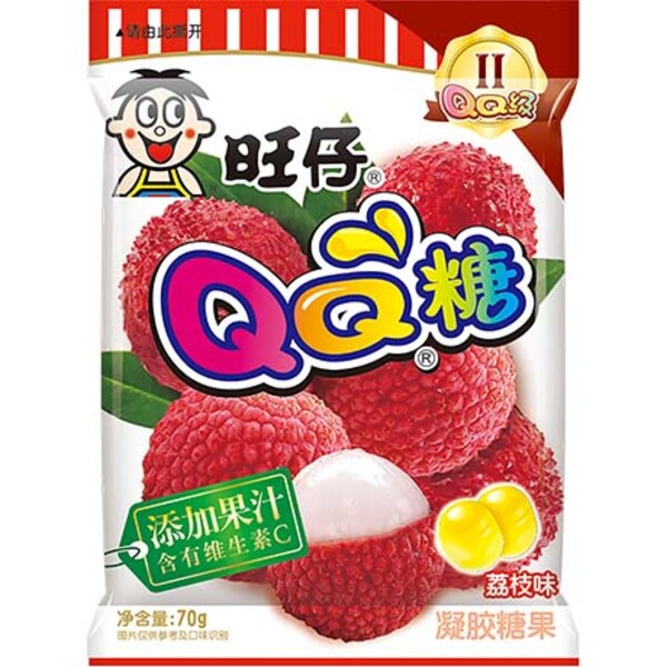 BONBON MOU AU LITCHI 70GR WANT WANT