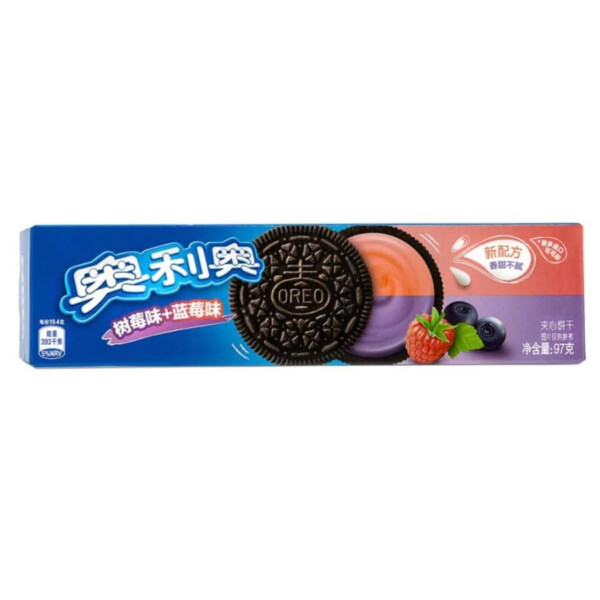 BISCUITS OREO FRAISE CASSIS 97GR