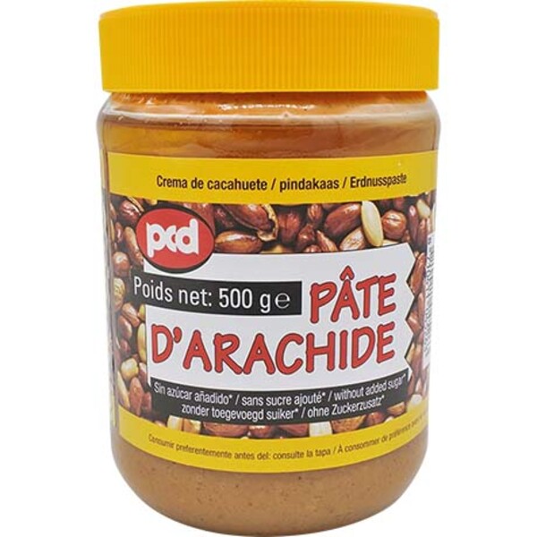 PATE D'ARACHIDE SANS SUCRE PCD 500GR
