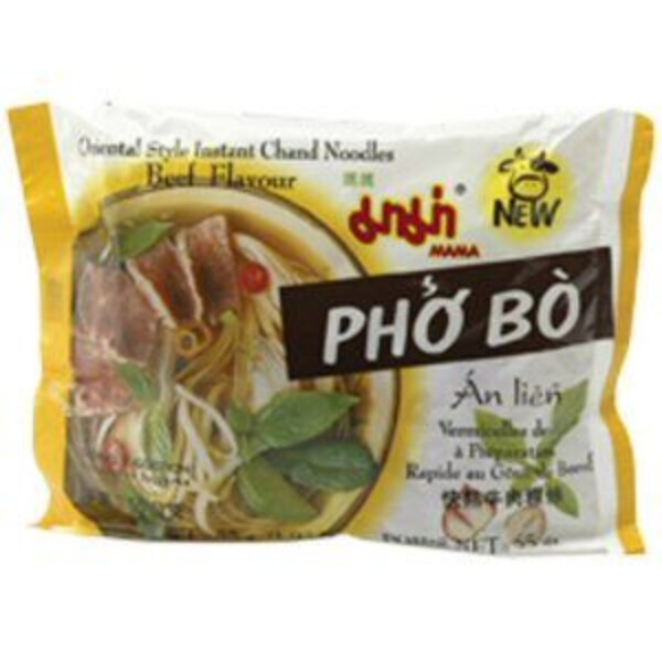 MAMA SOUPE PHO BO BOEUF VERMICELLE DE RIZ 55GR