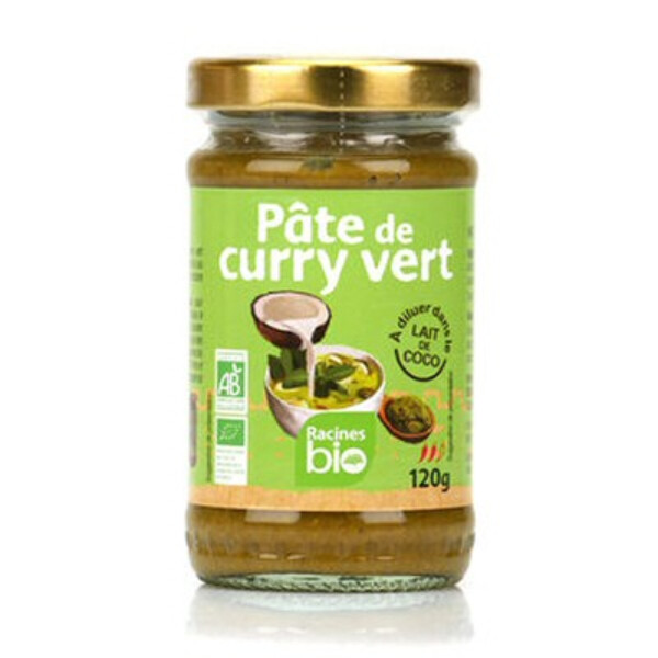 PATE DE CURRY VERT RACINES BIO 120G