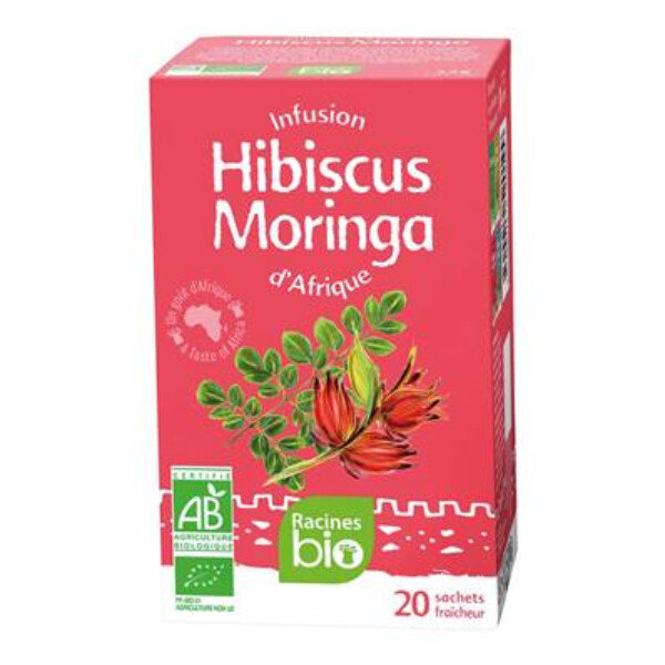 INFUSION HIBISCUS ET MORINGA 20SACHETS 32 G 