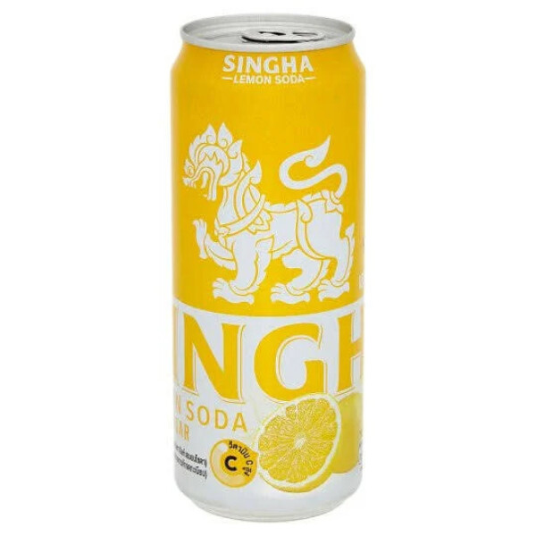 EAU GAZÉIFIÉ AROMATISÉE SAVEUR CITRON 33CL SINGHA