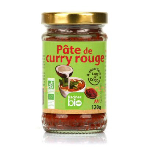 PATE DE CURRY ROUGE BIO 120G