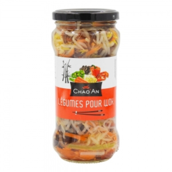L&Eacute;GUMES POUR WOK BOCAL 180GR CHO AN