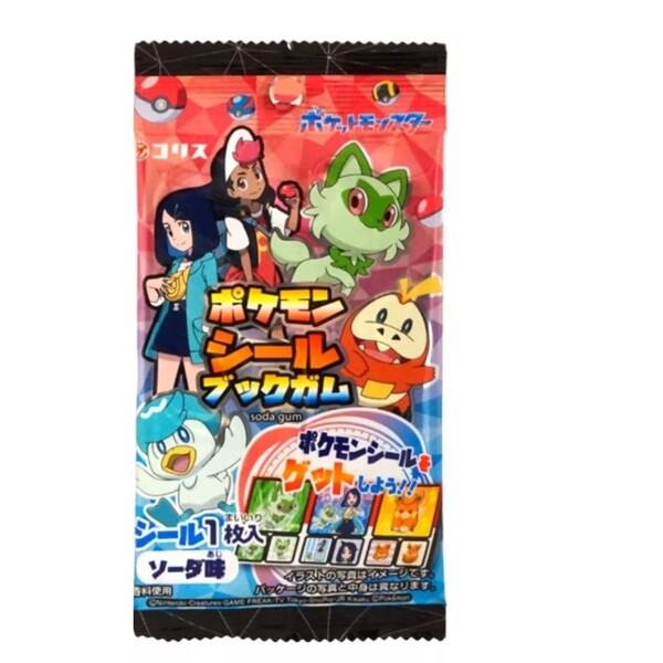 CHEWING GUM POK&Eacute;MON AVEC AUTOCOLLANT  3.5GR 