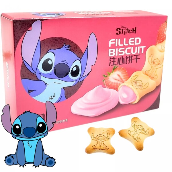BISCUIT FRAISE STITCH DISNEY 50GR BINQI