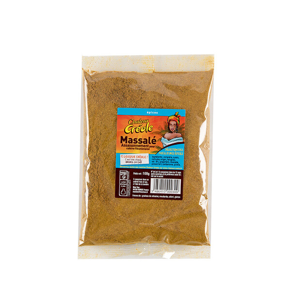 POUDRE DE MASSAL&Eacute; 100G CHALEUR CR&Eacute;OLE