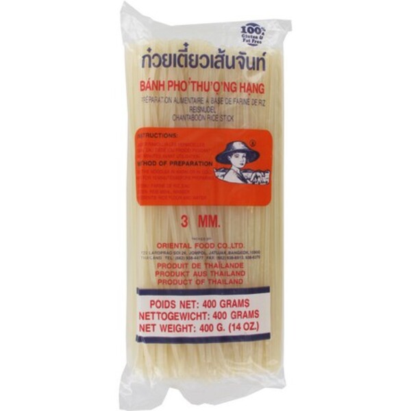 NOUILLES DE RIZ 3MM COUPE 400GR FARMER