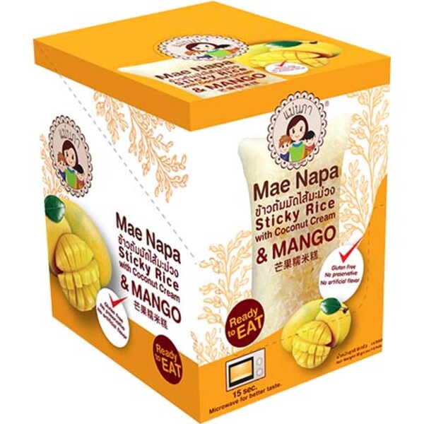 RIZ GLUANT A LA CR&Egrave;ME DE COCO ET MANGUE 80GR