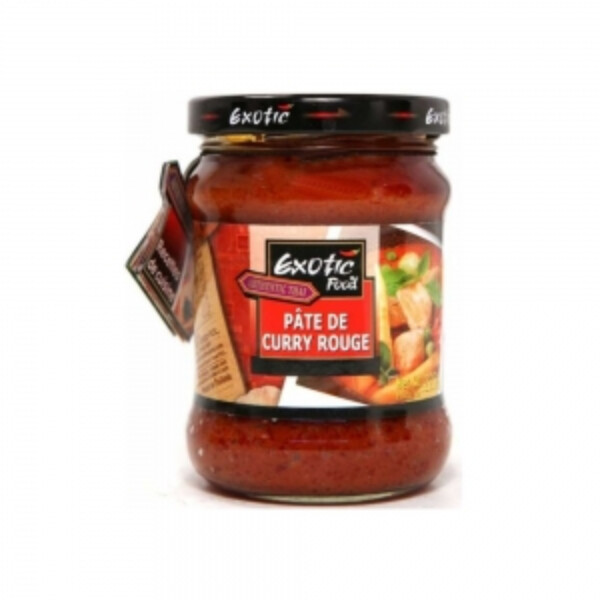 P&Acirc;TE DE CURRY ROUGE EXOTICFOOD 220GR