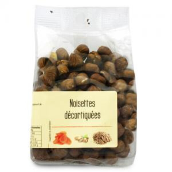 NOISETTES D&Eacute;CORTIQU&Eacute;ES PAQUET 200G
