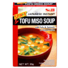 3X SOUPE MISO TOFU, EPINARD OIGNON PIMENTÉ SB 30GR