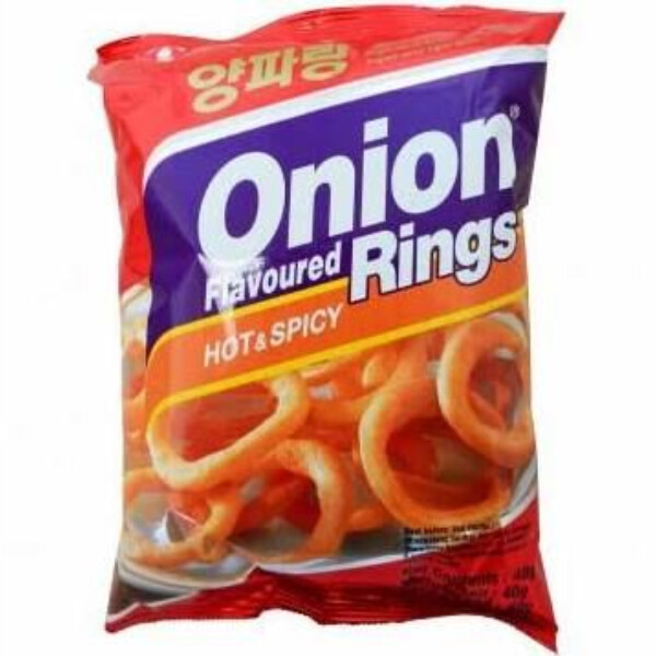 CHIPS RONDELLE OIGNON PIMENT&Eacute; NONG SHIM HOT 40 G
