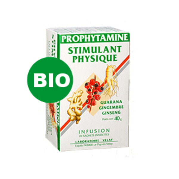 INFUSION PROPHYTAMINE STIMULANT PHYSIQUE BIO 20S