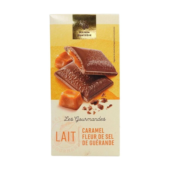 TABLETTE CHOCOLAT AU LAIT CARAMEL 125G