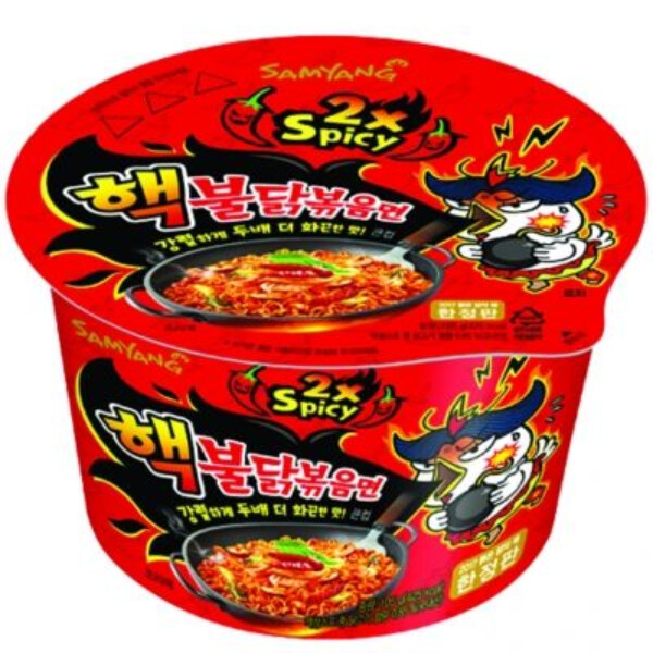 BOL DE NOUILLE RAMEN CHALLENGE COREENNES POULET TRES EPICÉS 105 GR SAMYANG