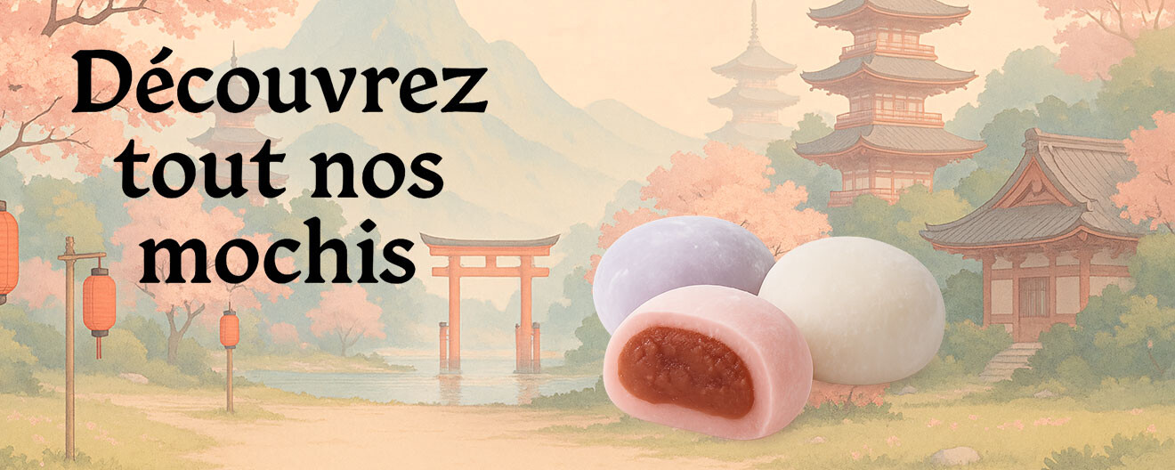 Découvrez tout nos mochis, de multiples parfums sont à votre dispositions