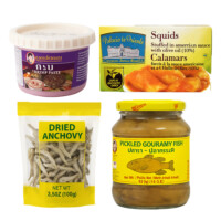 Poissons, crevettes