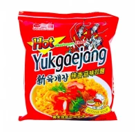 nouille coreene epicés aux champignons sam yang yukgaejang 120 g