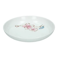 assiette creuse style japonais fleur de prunier 18.1cm