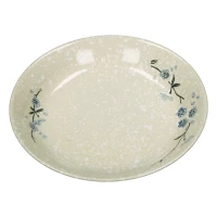 plat japonais flocon de neige (21 cm)
