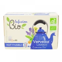 infusion nuit paisible bio 20 sachets