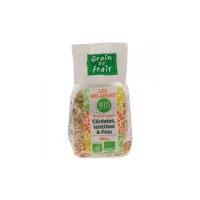 céréales lentilles et pois 300g bio