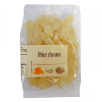 ananas déshydratés cubes paquet 250g