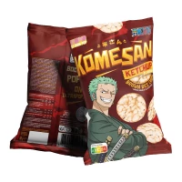 chips zoro de riz complet soufflé ketchup 60g