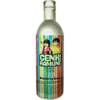boissons blueberry soda 500 ml genki ramune 
