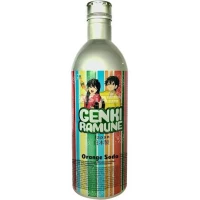 soda japonais orange genki ramune 500ml