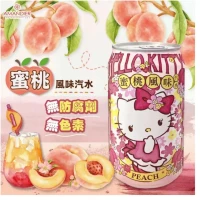 soda pêche hello kitty japon 330ml collector