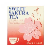 thé hojicha et fleurs de cerisier sakura en infusion 2gx10p