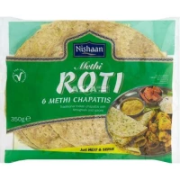 6 galettes methi chapati indien aux fenugrec et épices 350gr