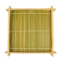 plateau a sushi  en bambou 25cm