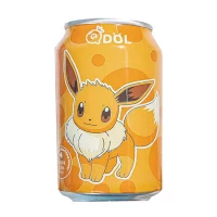 eau gazeuse à la peche pokemon evoli 330ml qdol