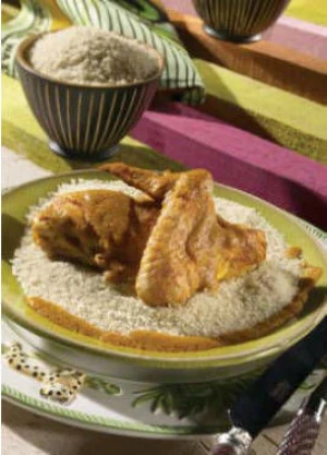 Poulet à la sauce graine