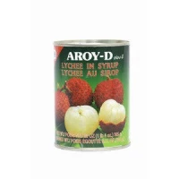 lychees au  sirop aroy-d 565 g