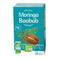 infusion moringa et baobab 20 sachets 32 g