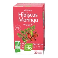 infusion hibiscus et moringa 20sachets 32 g 