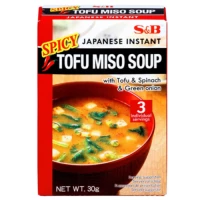 3x soupe miso tofu, epinard oignon pimenté sb 30gr